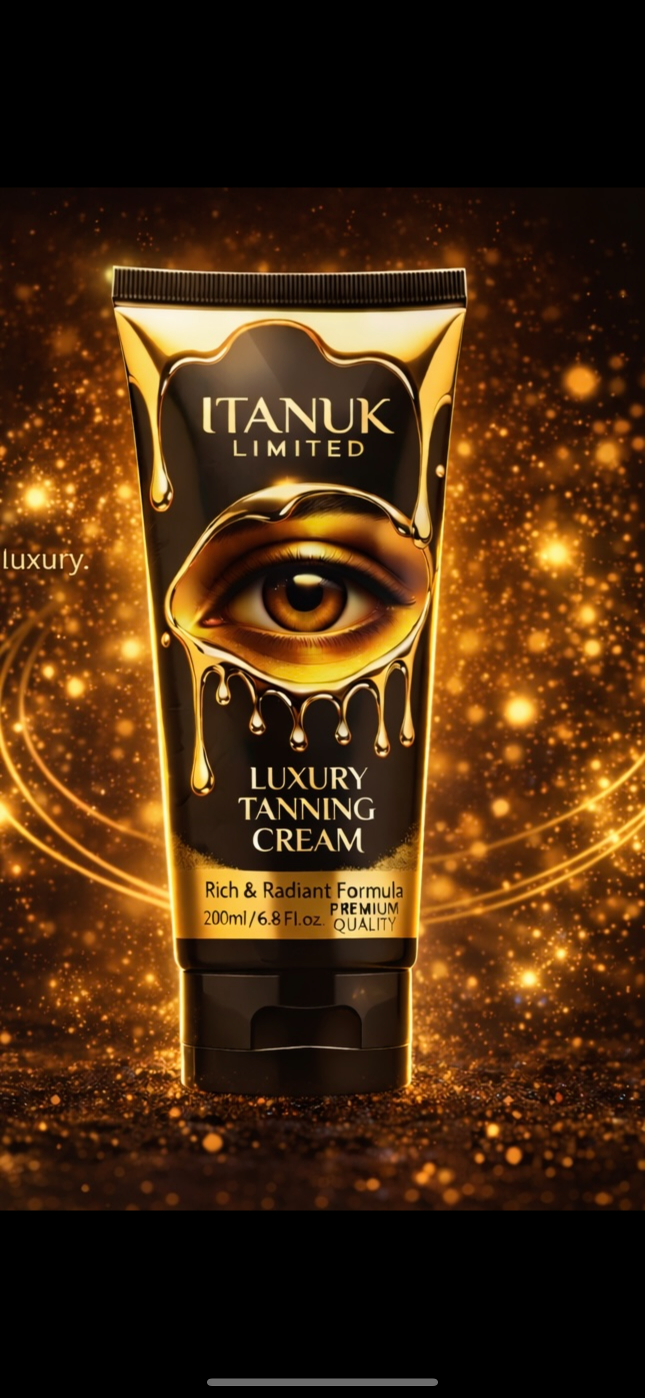 GOLDEN DRIP LUXURY TANNING CREAM